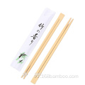 Paper manga envuelta palillos de bambú desechables con logotipo